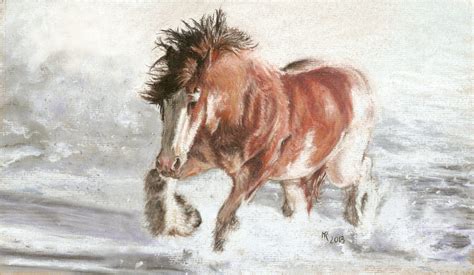 Clydesdale Horse Drawing at PaintingValley.com | Explore collection of ...