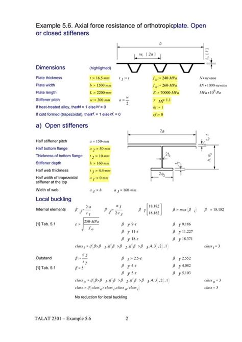 Talat Lecture Design Of Members Example Axial Force