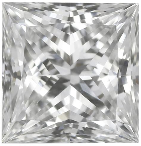 Natural Diamonds Princess Cut Gh Color Vs Clarity Cubic Zirconia