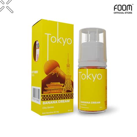 Jual FOOM TOKYO BANANA CREAM 30ML 30MG SALTNIC BY FOOM Shopee Indonesia