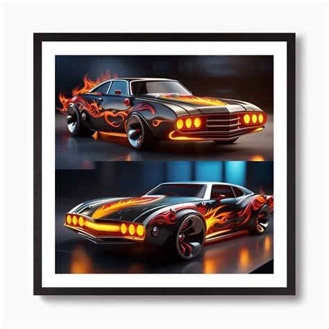 Hot Rod Concept Art Print by Magical Arts Realm - Fy