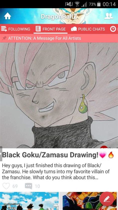 Black Gokuzamasu Drawing💗🔥 Dragonballz Amino