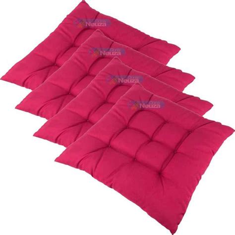 Kit Almofadas Futon Assento Para Cadeira X Cm Varias Cores Pronta