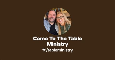 Come To The Table Ministry Instagram Facebook TikTok Linktree