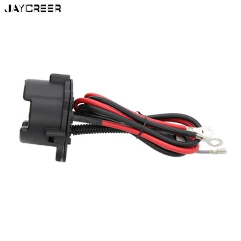 Jaycreer 48v Mac Dc Charger Plug Receptacle For Yamaha Golf Cart Jr1 H235a 00 Jw2 H6181