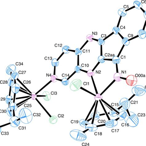 X Ray Molecular Structure Of Thermal Ellipsoids Are Drawn At A