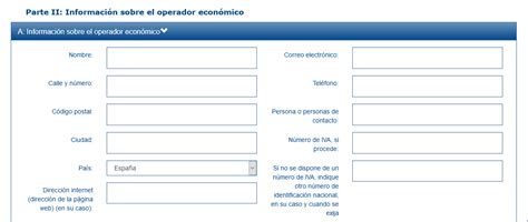 Modelo Deuc Documento Europeo Nico De Contrataci N