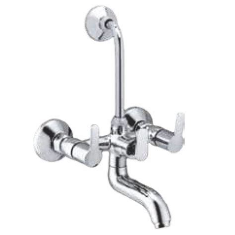 Brass Double Handle EVIC Wall Mixer L Band ECZ 111 For Bathroom