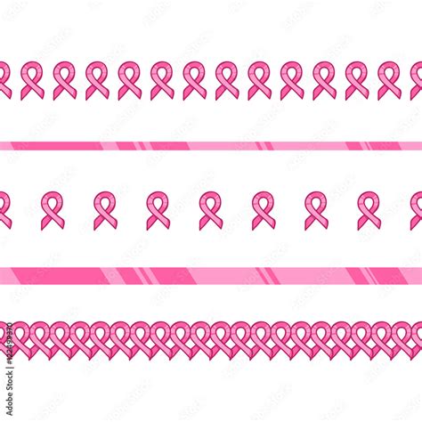 Pink Ribbon International Symbol Of Breast Cancer Awareness Vector