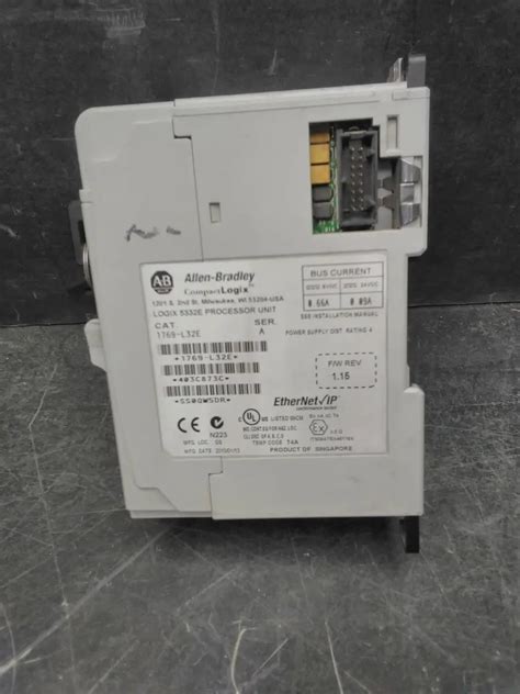 L E Allen Bradley Compactlogix Processor Off