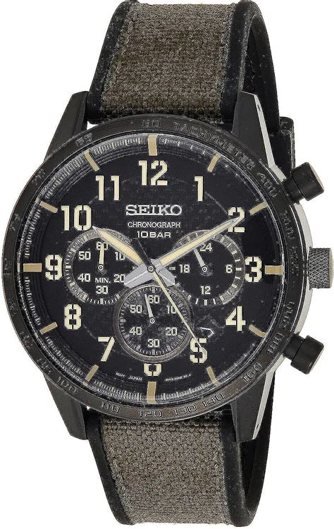 Amazon co jp SSB369P1 Seiko セイコー Sport Chronograph ブラック メンズ アナログ カジュアル