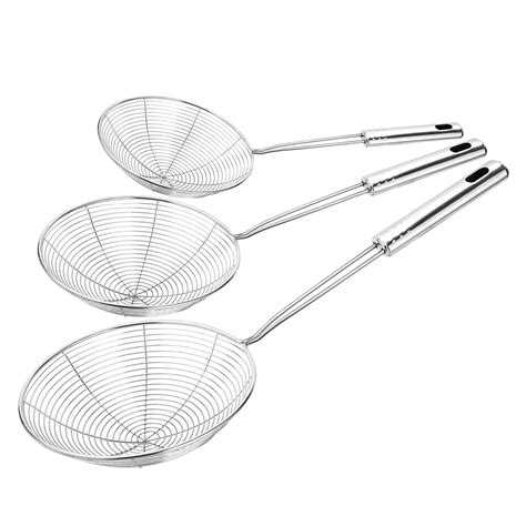 Hiware Extra Large Spider Strainer Skimmer Spoon For Frying And Cooking