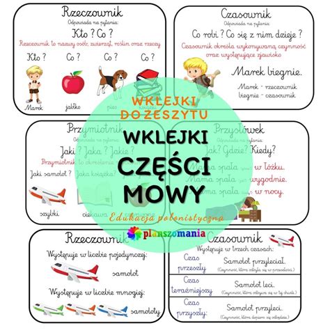 Cz Ci Mowy Wklejki Do Zeszytu Pomoce Edukacyjne Pdf