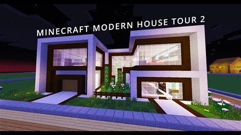 Minecraft Modern House Tour Youtube