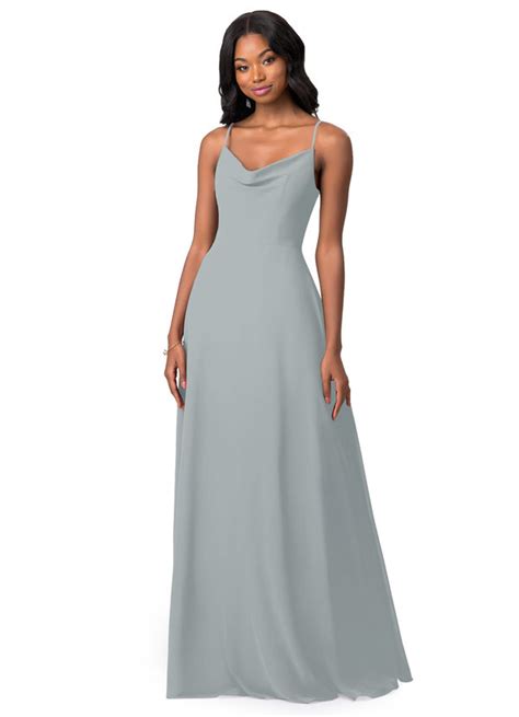 Dolphin Grey Azazie Daenerys Bridesmaid Dresses Azazie