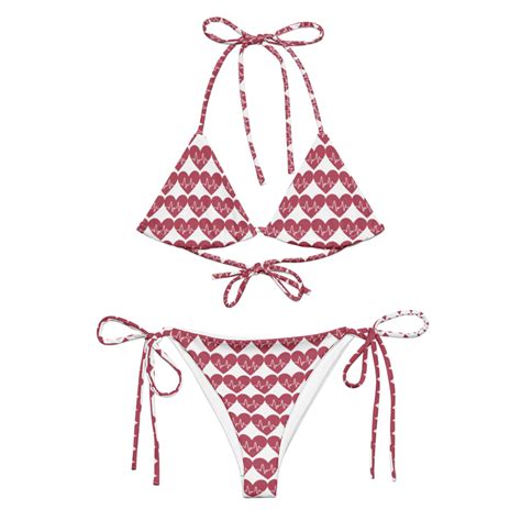 Heartbeat Harmony Recycled Bikini Set Sameehkins