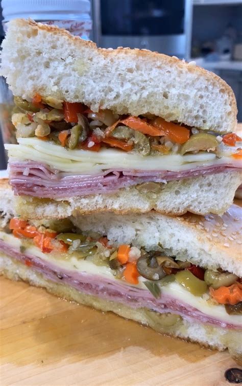 Authentic New Orleans Muffuletta Sandwich Recipe