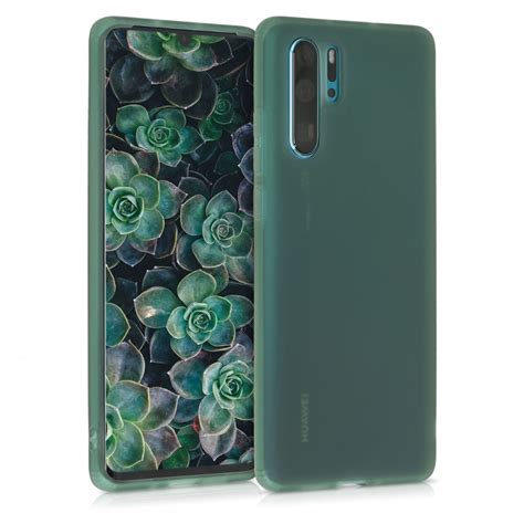 Кейс за Huawei P30 Pro, Силиконов, Зелен, 51395.166 - eMAG.bg