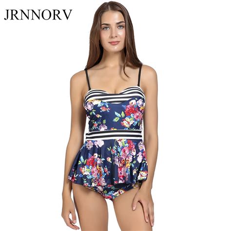 JRNNORV Women Sexy Leaf Print Off Shoulder Ruffled Bikini Set High