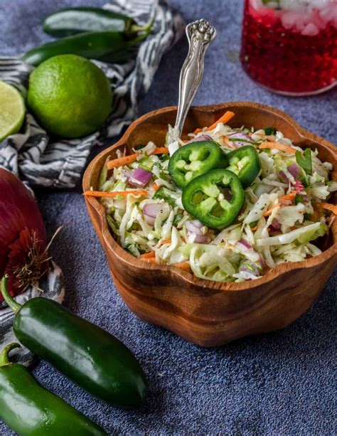 Cilantro Lime Slaw Great Side Dish Or Taco Topper Mom S Dinner