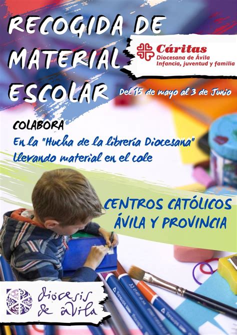 Campa A De Recogida De Material Escolar En Los Colegios Cat Licos De