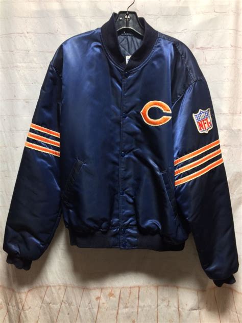 Chicago Bears Nfl Starter Jacket W Embroidered Logo Boardwalk Vintage