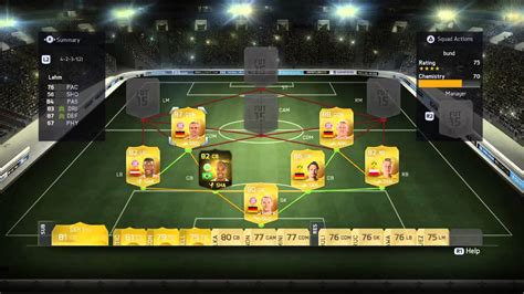 Fifa 15 Squad Builder Bundesliga Hybrid OP Team YouTube