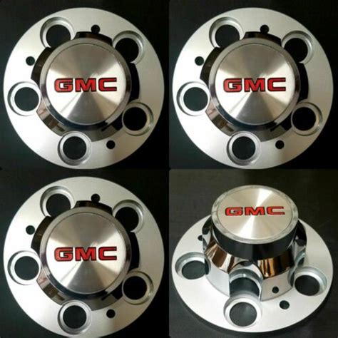 4 NEW CHEVROLET CHEVY GMC TRUCK 5 LUG 15″ 15×8 15×7 RALLY WHEEL CENTER ...