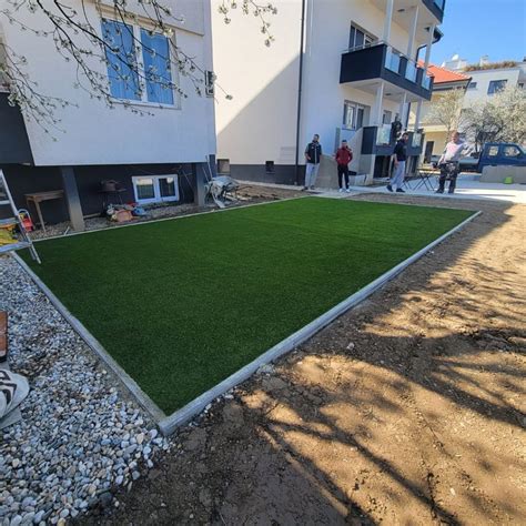 Postavljanje umjetne trave - Atvox 