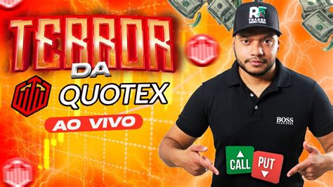 LIVE QUOTEX OPERANDO AO VIVO ALAVANCAGEM YouTube