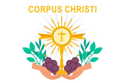 Corpus Christi Catholic Religious Graphic By 2qnah · Creative Fabrica