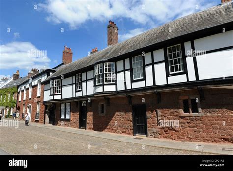 Cathedral Close Exeter Devon Uk Stock Photo Alamy