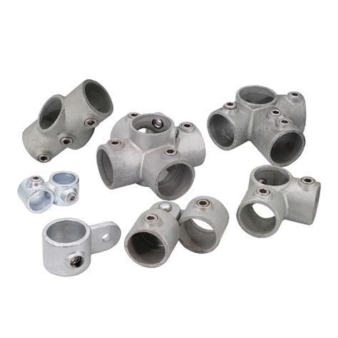 Malleable Iron Handrail Key Structural Connectors Iron Pipe Clamp