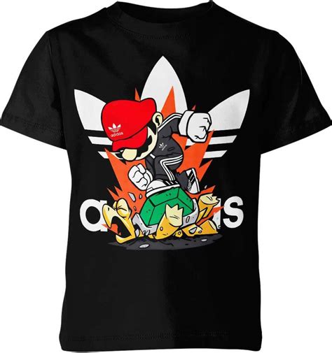 Super Mario X Adidas Shirt Freeclothing Trending Adidas Shirt Lilo