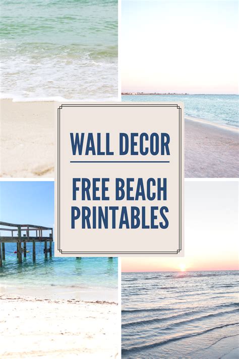 Vintage Tropical Gallery Wall Set Of Prints Printable Coastal Wall