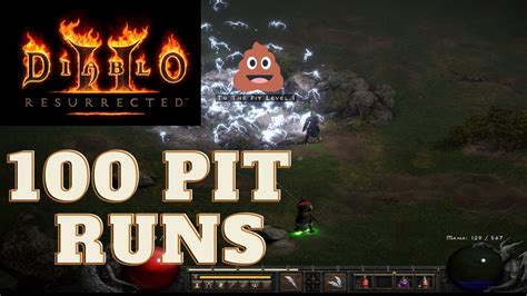 Diablo 2 Resurrected 100 Hell Pit Runs Drop Highlights Youtube