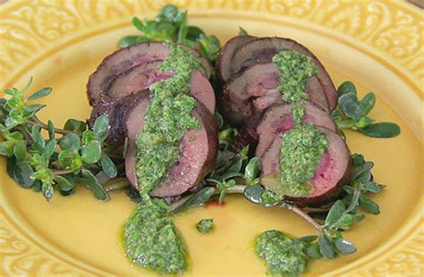 Grilled Lamb Kidneys With Mint Salsa Verde And Purslane Be Mindful