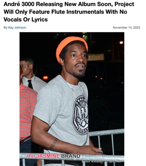 André 3000 Says Sometimes It Feels Inauthentic As He Explains Why He