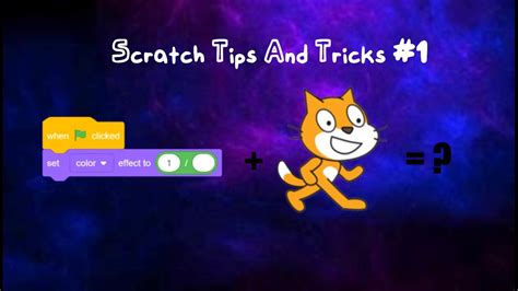 Scratch Tips And Tricks Episode 1 Youtube