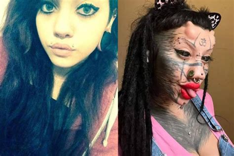 La increíble transformación de una mujer que dice estar convirtiéndose