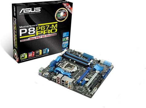 ASUS P8P67 M PRO LGA 1155 SATA 6Gbps And USB 3 0 Supported Intel P67