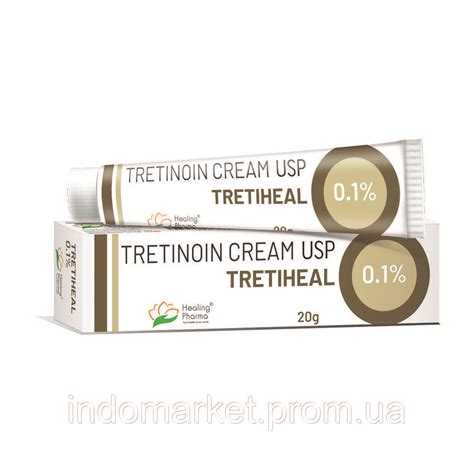 Третиноин крем для проблемной кожи Tretiheal 0.1%, 20г. Tretinoin Cream ...