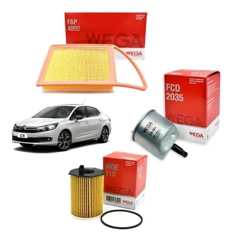 Kit De Filtros Wega Citroen C C Ii Berlingo Hdi