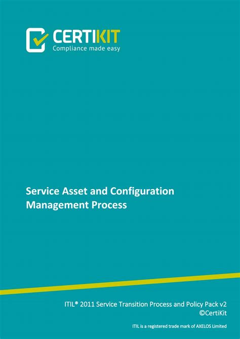 Service Asset And Configuration Management Khanbooks