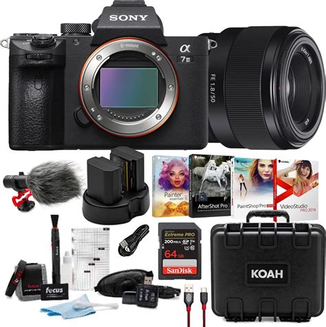 Sony a7 III Full Frame Mirrorless Camera with 28-70mm, FE 50mm f/1.8 ...
