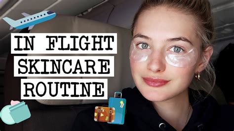 Simple In Flight Skincare Routine Model Travel Tips For Hydrated And Glowy Skin Sanne Vloet