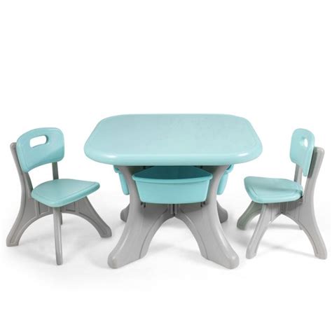 Costway Ensemble Table Et Chaises Pour Enfant Inclus Table Et