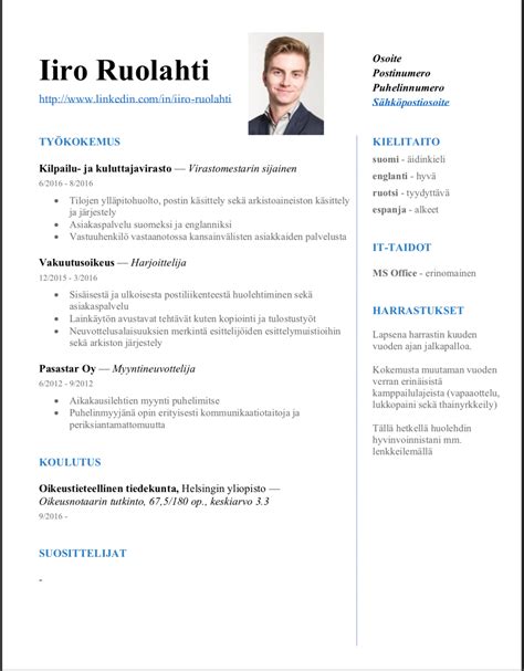 Unelmana Oikis: 34 § Oikkarin työnhaku: CV:n rakentaminen sekä ...