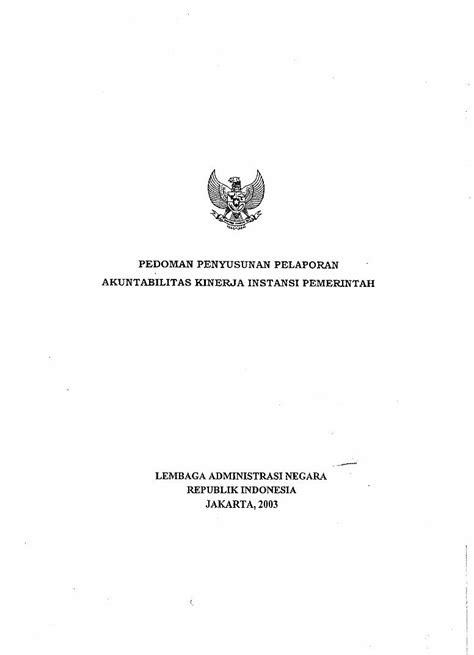 PDF PEDOMAN PENYUSUNAN PELAPORAN Perencanaan Kinerja Merupakan