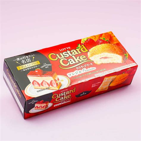 Lotte Custard Cake Fraisier Japan Candy Store